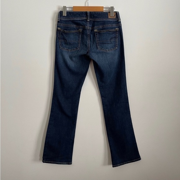 AMERICAN EAGLE Kick Boot Stretch Bootcut Jeans Blue - Picture 4 of 10